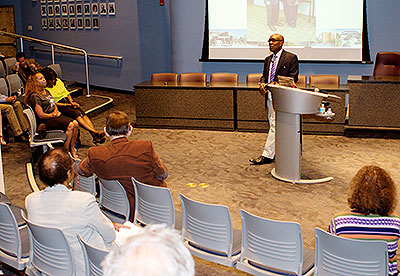 Fulbright Scholar-in-Residence giving a lecture