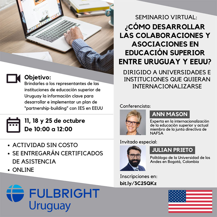 ¿Cómo desarrollar las Colaboraciones y Asociaciones en Educación Superior entre Uruguay y EEUU?