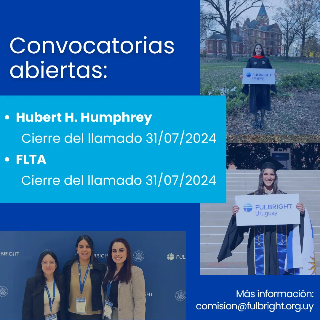 Están abiertas las convocatorias para los programas: Hubert H. Humphrey y FLTA